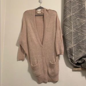 American Vintage Blush Pink Cardigan